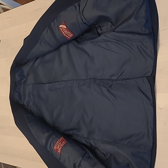 1970s VTG Levi's Sta-Prest Navy Acrion Suit Jacket with Gold Buttons - Picture 10 of 17